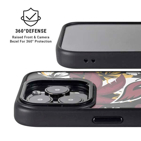 NFL Arizona Cardinals Tropical Print iPhone 14 Pro Kickstand Case